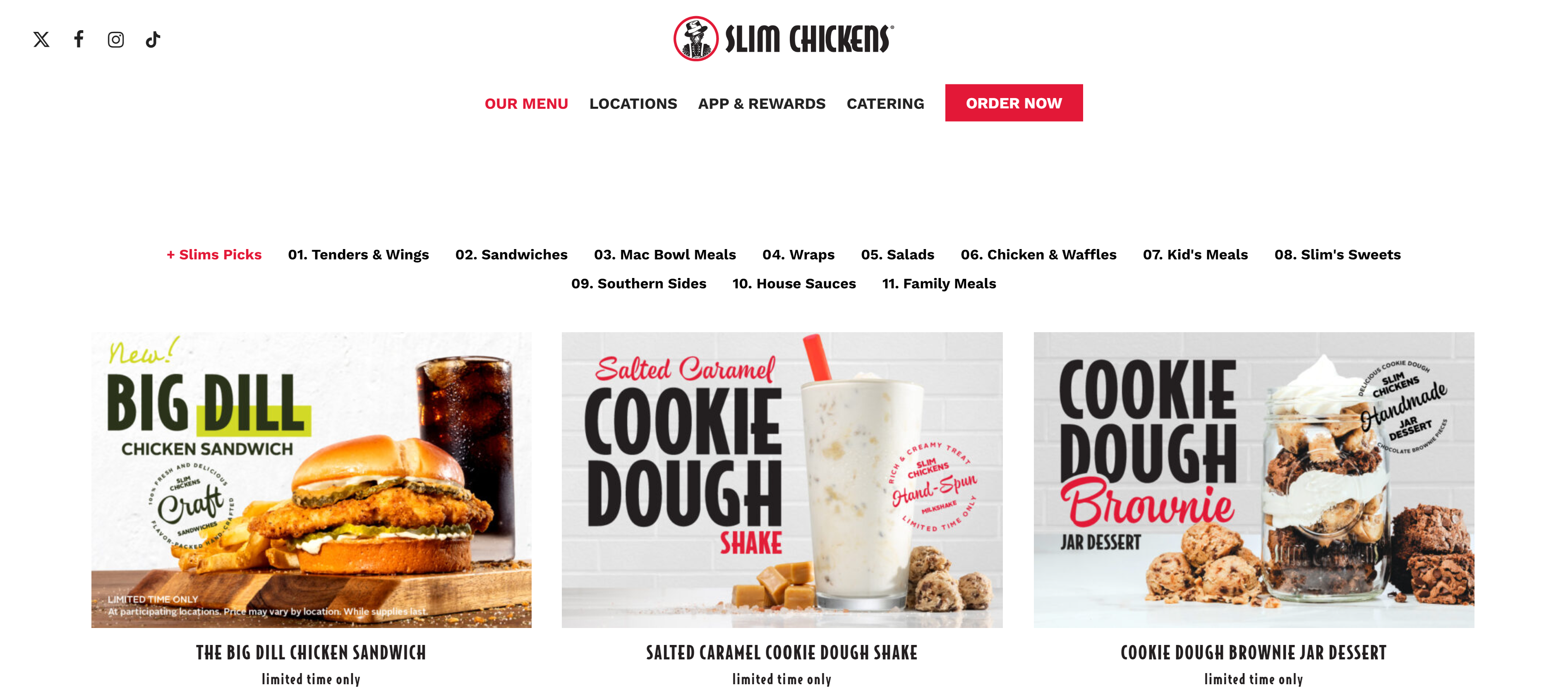 Slim Chickens Menu Prices | Latest 2024 Update